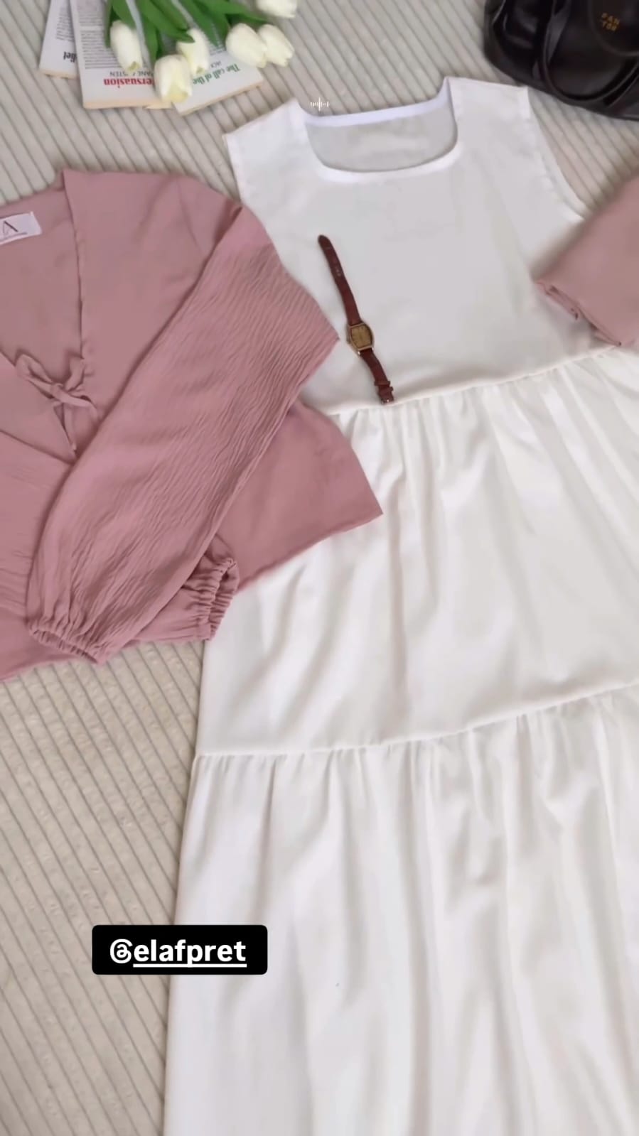 Blush Ivory Two-Piece Maxi